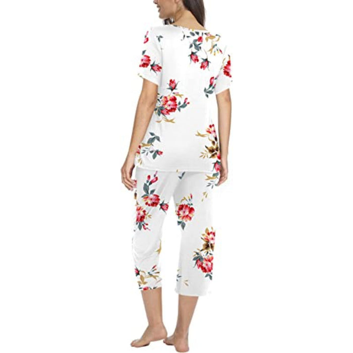 Printed 2 Piece Womens Pajama Sets