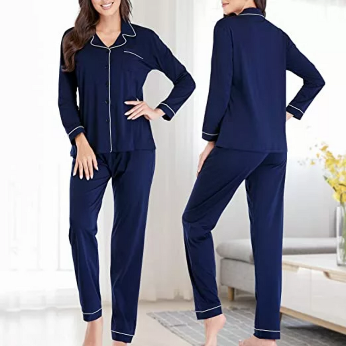 Women Classic Short Comfort Pajamas Set