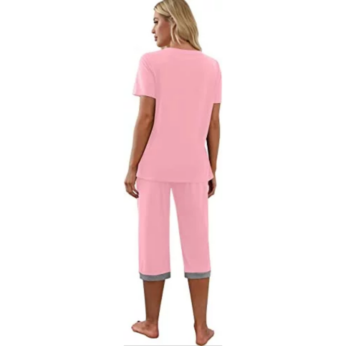 Women's With Pocket Pajama Set