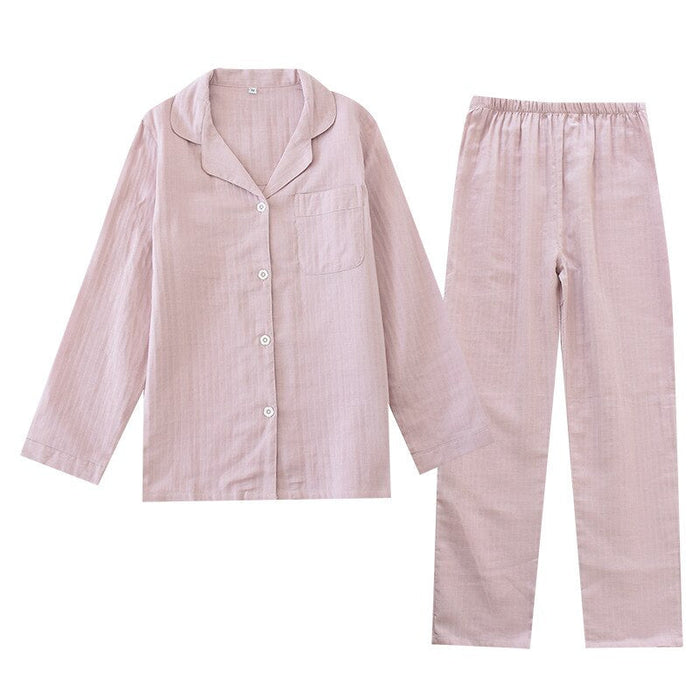 Simple Solid Men's Pajamas Set