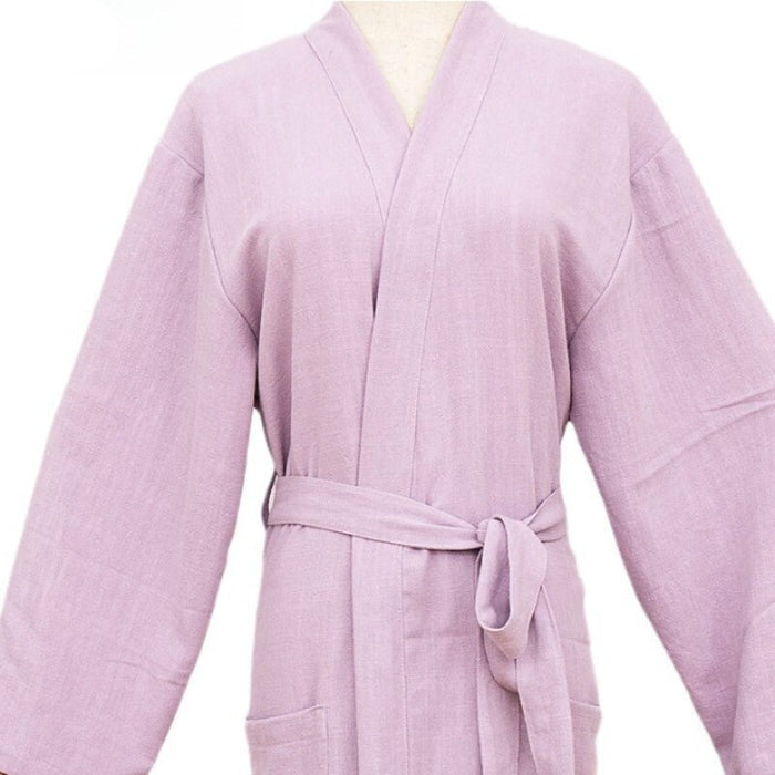 Unisex Linen Bathrobe