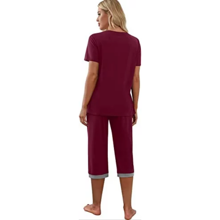 Women Sleepwear Night  Pajamas Set