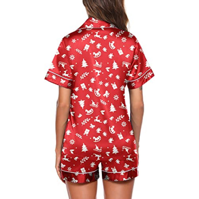 Printed Women's Short Sleeve Sleepwear