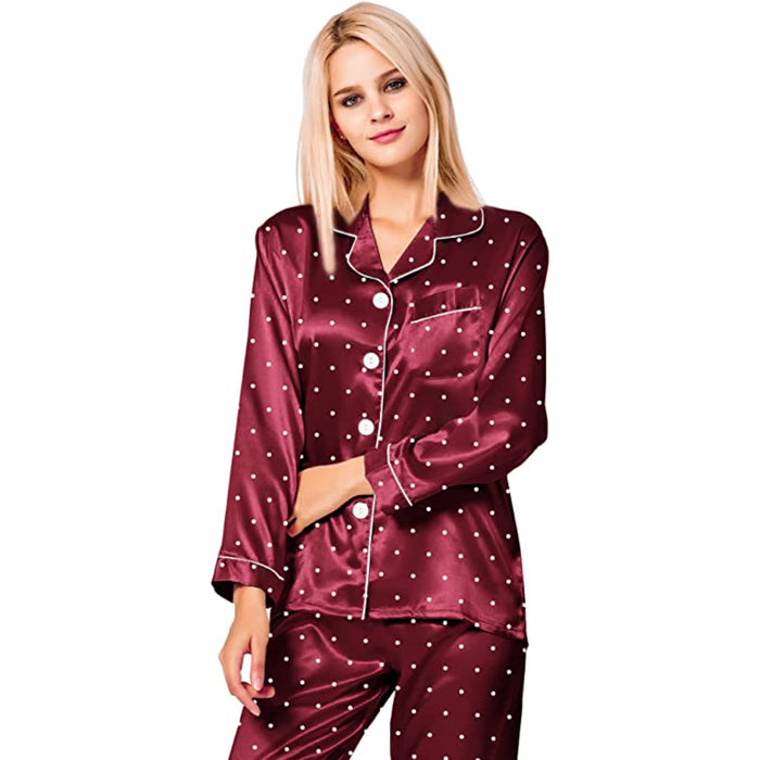 Women Pajama Two-piece Sleepwear Set