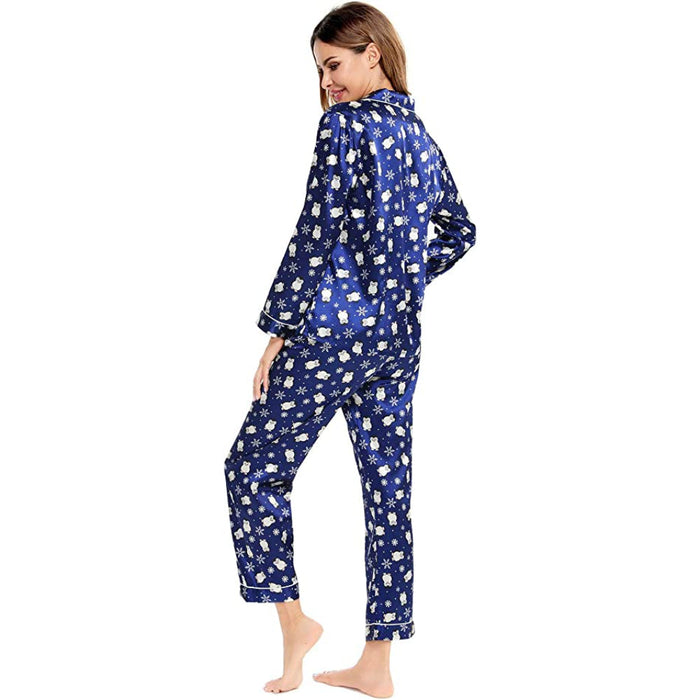 Women Pajama Two-piece Sleepwear Set