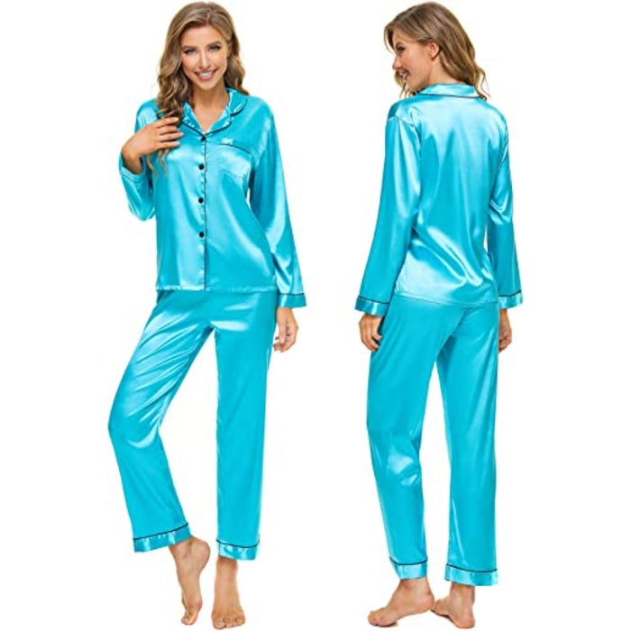 Women Pajama Two-piece Sleepwear Set