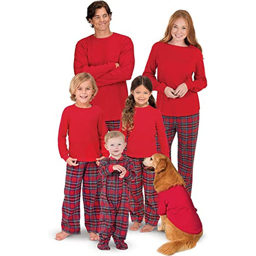 MoneRffi Christmas Family Matching Pajamas Set Sleepwear Pajama PJS Sets  Homewear Sleepwear Outfits(15,Baby) : : Clothing, Shoes &  Accessories