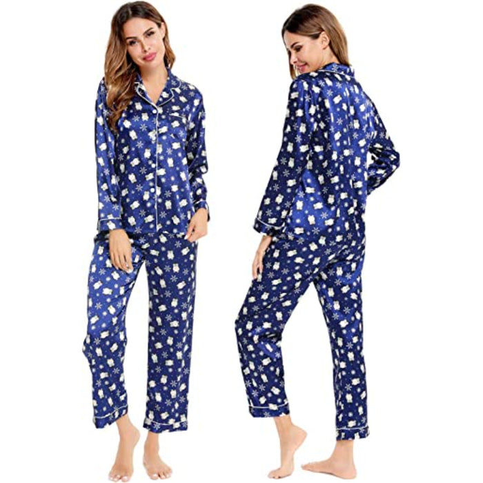 Women Pajama Two-piece Sleepwear Set