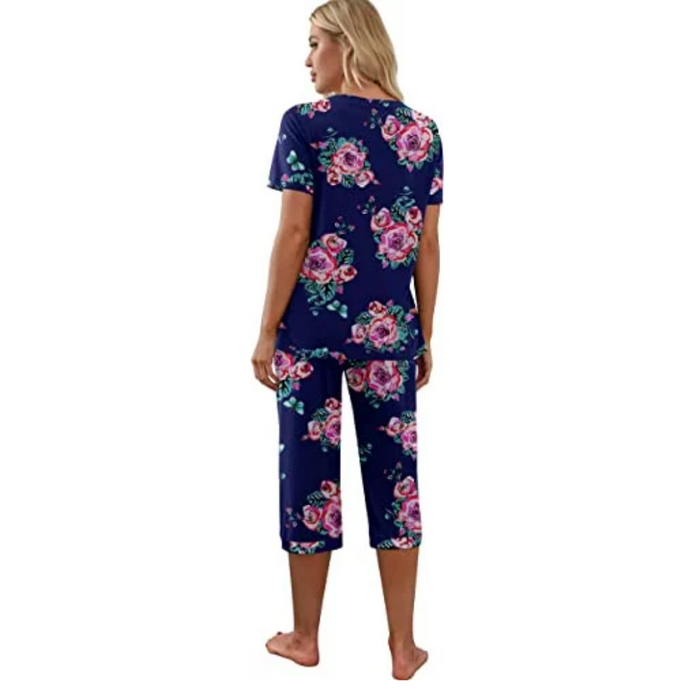 Printed Casual Pajama Set For Women