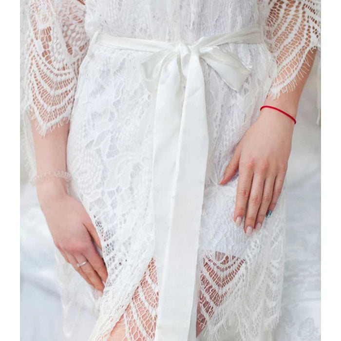 Floral Lace Bride Robe