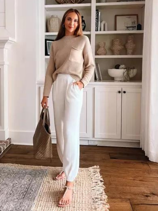 Cozy Fall Knit Top Sweater Set