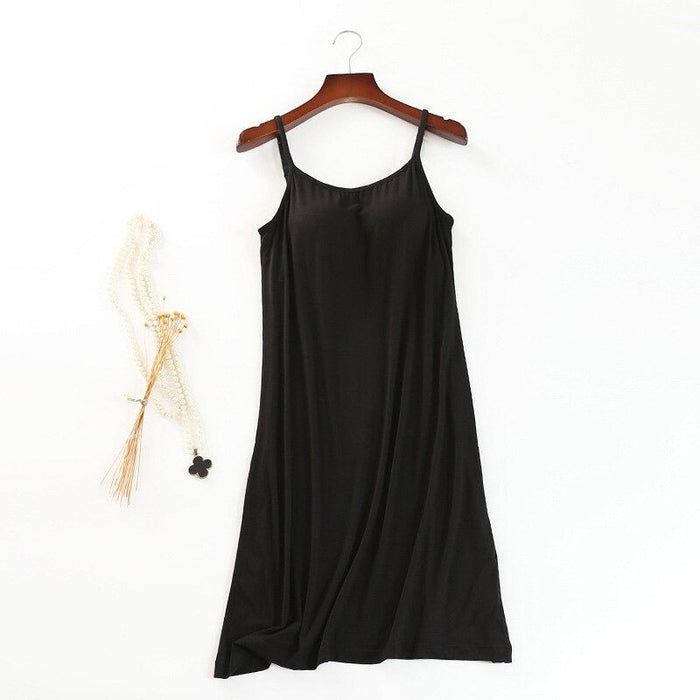 Women's Nightdress With Chest Pad