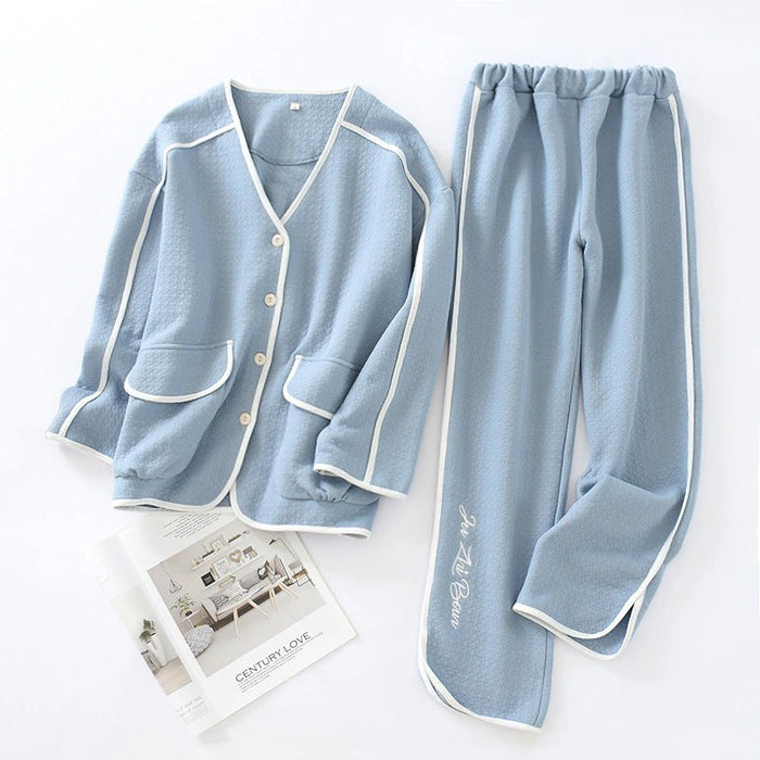 Layer Solid Pajamas Set