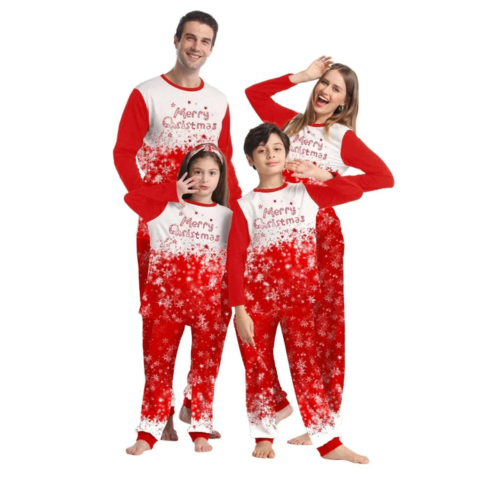 Christmas Snowflake Family Matching Pajamas