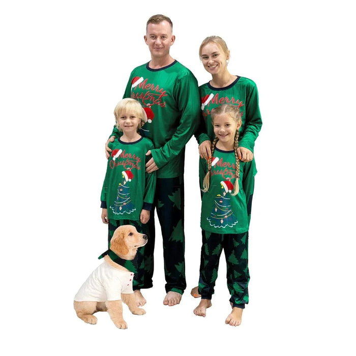 Christmas Tree Family Matching Pajamas