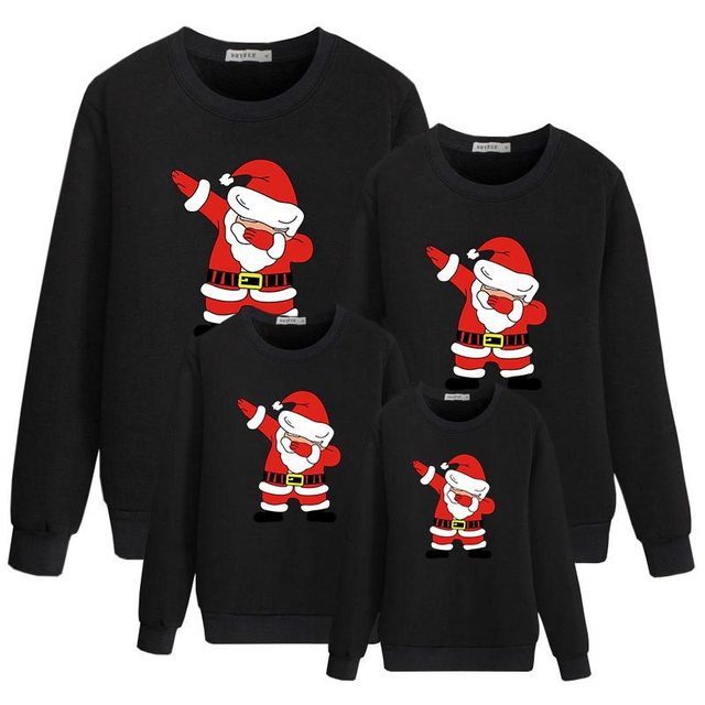 The Santa Dab Family Matching Sweaters