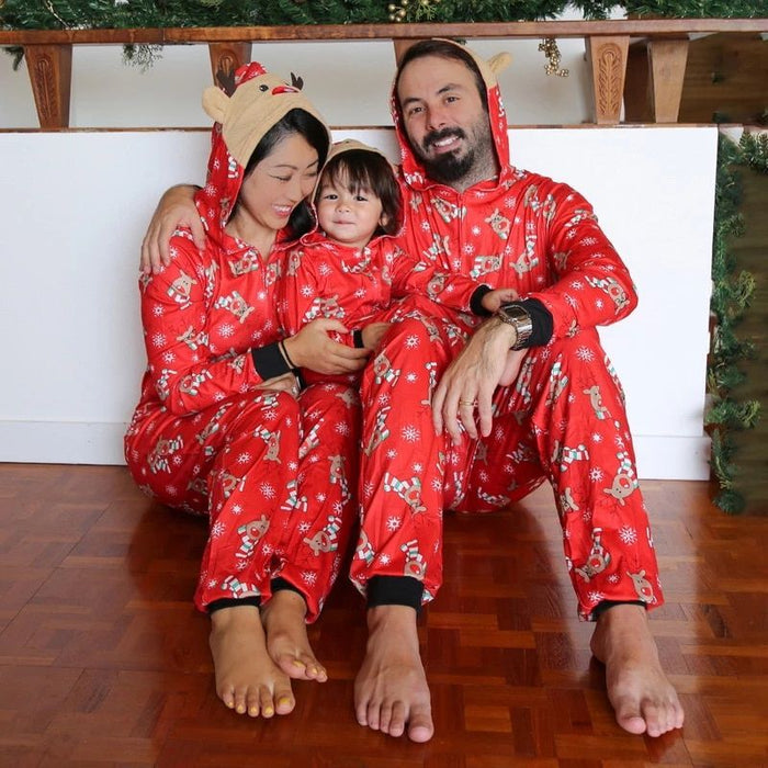 Matching Family Jumpsuit Pajamas Suit