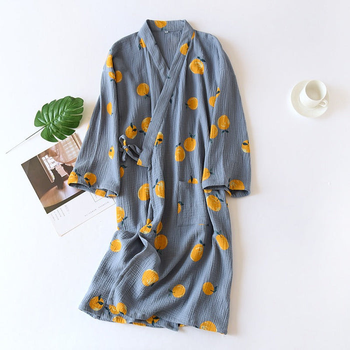 Women Sleepwear Bath Robe