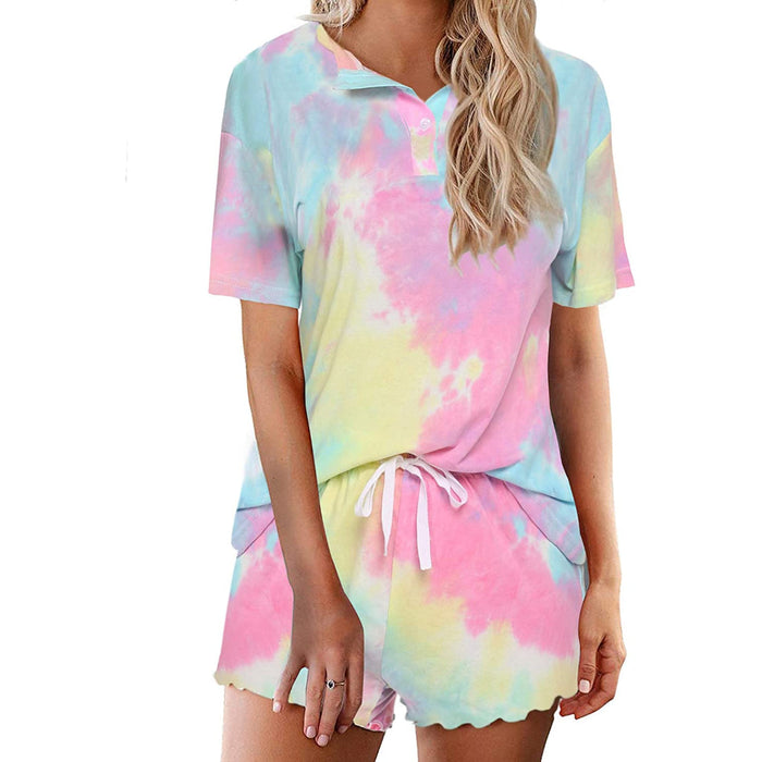 Tie Dye Women's Sleepwear Pajamas Set