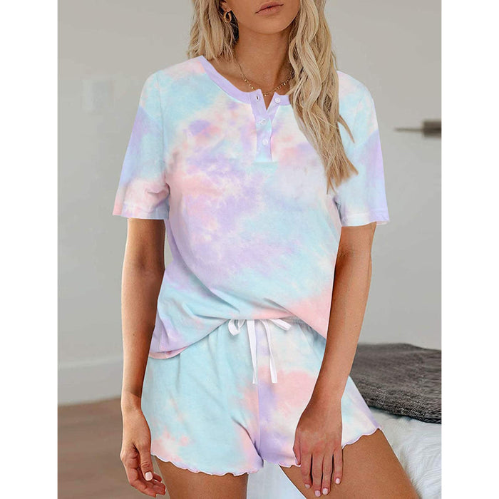 Tie Dye Women's Sleepwear Pajamas Set