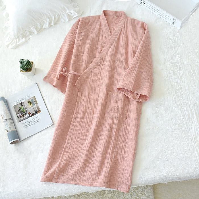 Japanese Unisex Summer thin Nightgown