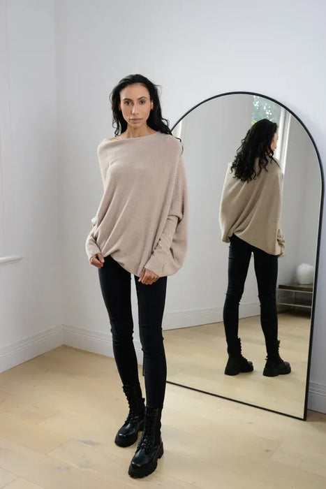 Asymmetric Draped Jumper