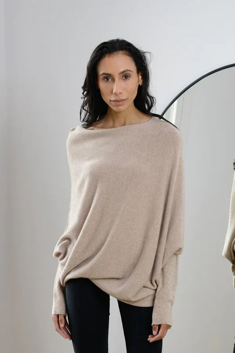 Asymmetric Draped Jumper