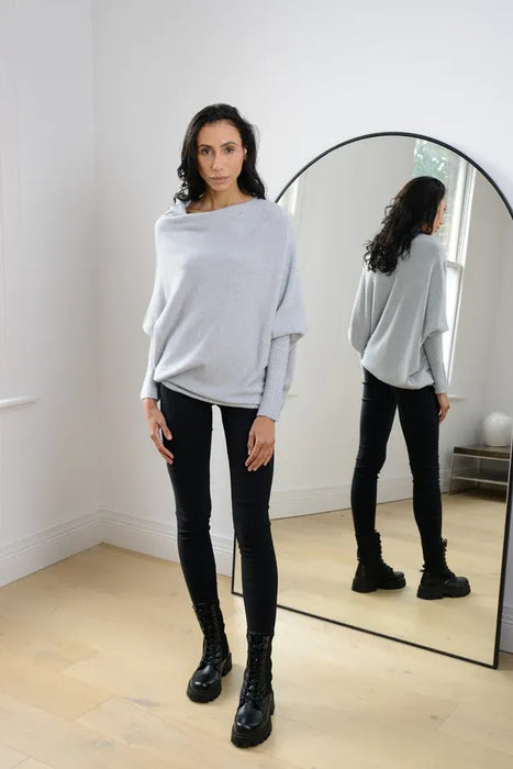 Asymmetric Draped Jumper