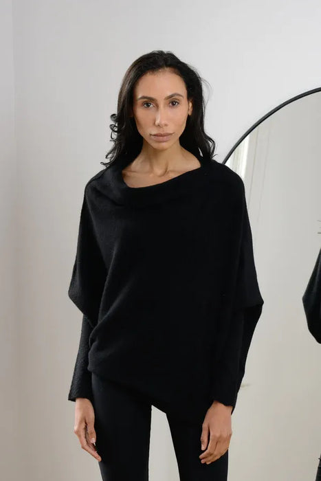 Asymmetric Draped Jumper