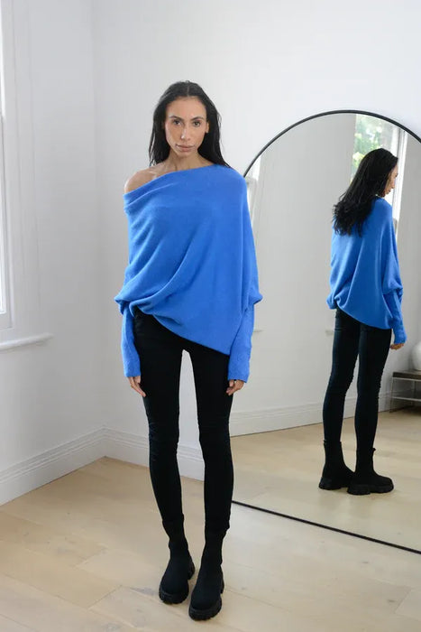 Asymmetric Draped Jumper