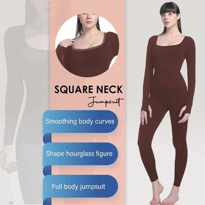 Long Sleeve Sculpting Jumpsuit