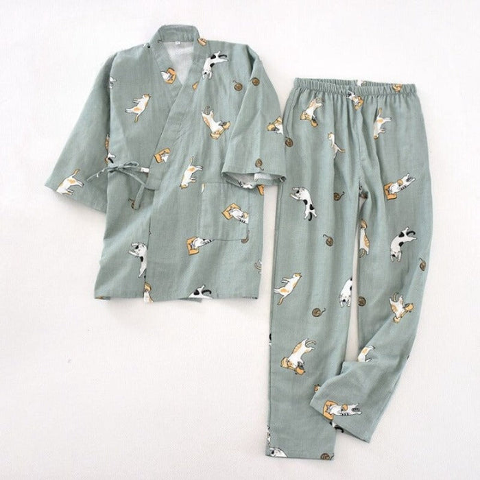 Unisex Cartoon Summer Robe Sets