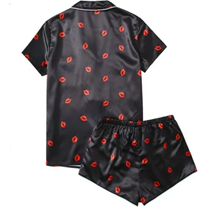 Women's Short Shirt And Short Pajamas Sets