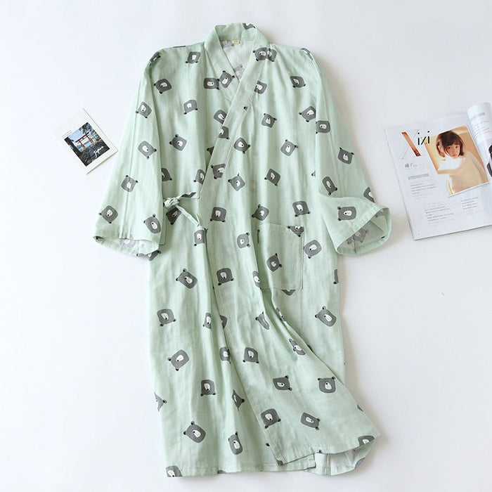 Unisex Bathrobe Soft Sleepwear