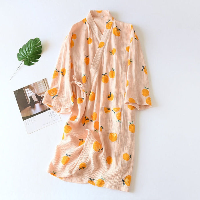 Women Sleepwear Bath Robe