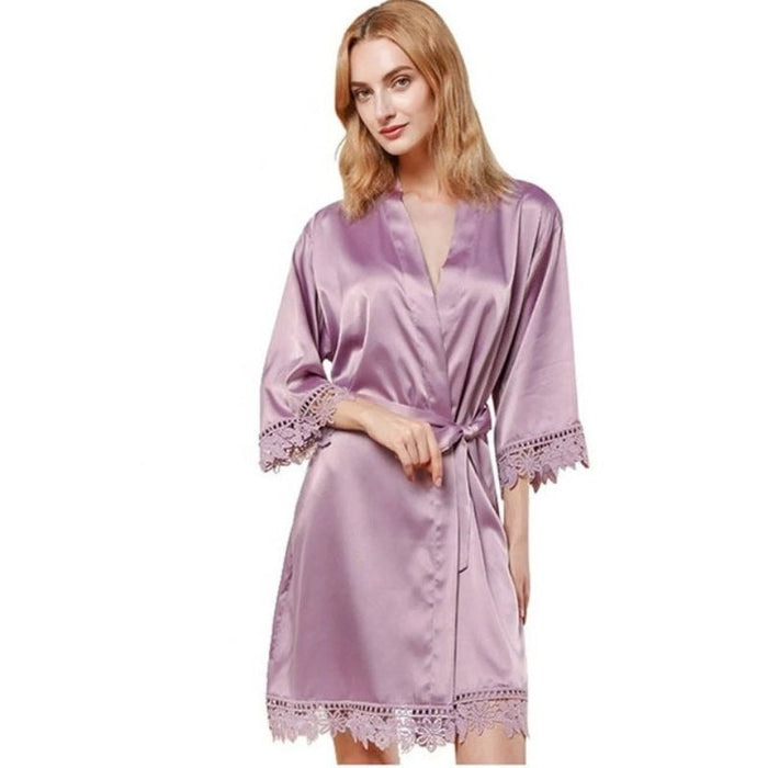 Personalized Robe Silky Bridesmaid For Women