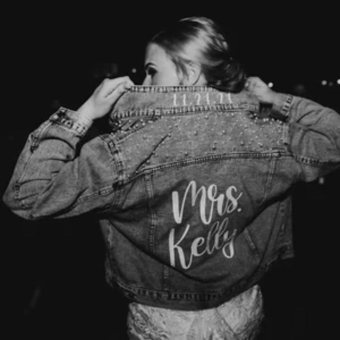 Customized Denim Bridal Jacket