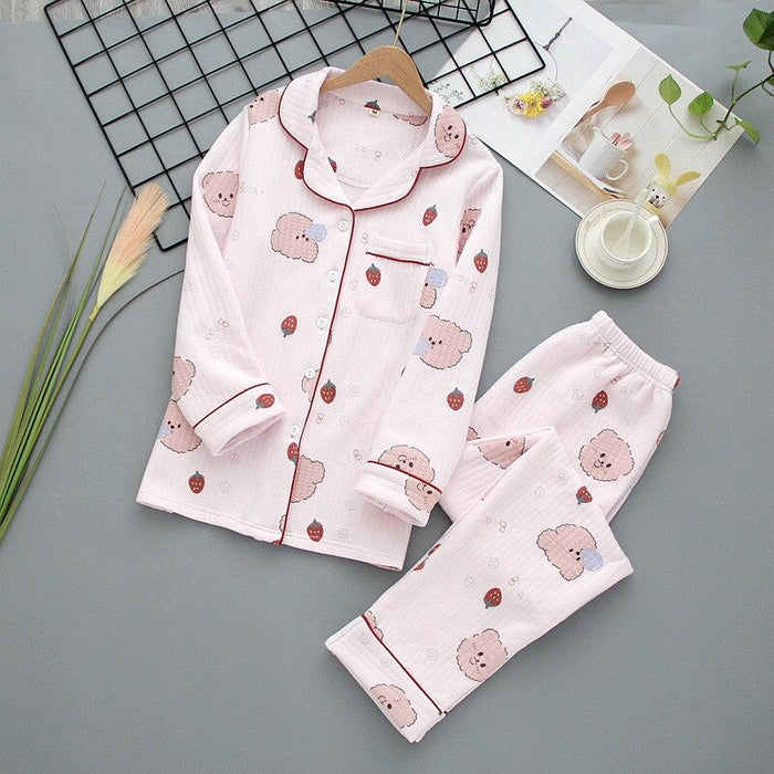 Bear Long-Sleeved Pajama Set