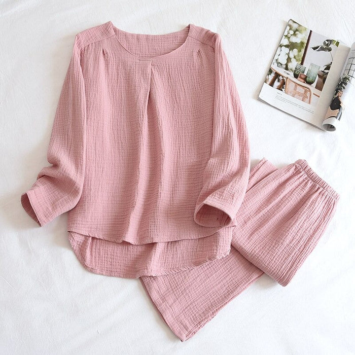 Autumn Round Neck Pajamas