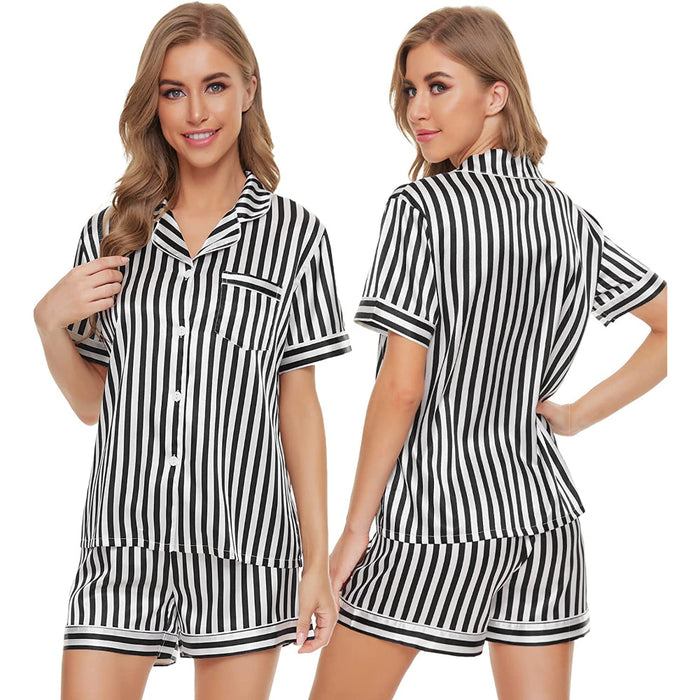 Women's Lounge Sleepwear Stripe Sets