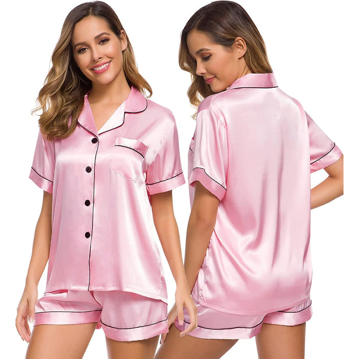 Women Sleepwear Solid Sets Lounge