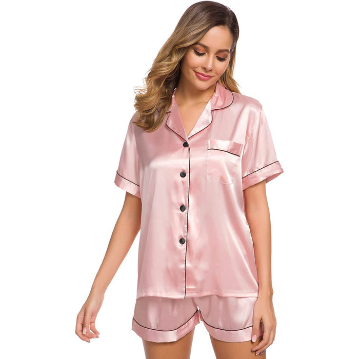 Women Sleepwear Solid Sets Lounge