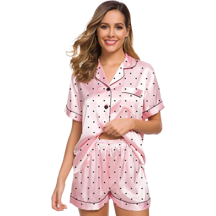 Women Lounge Dotted Sleepwear Sets