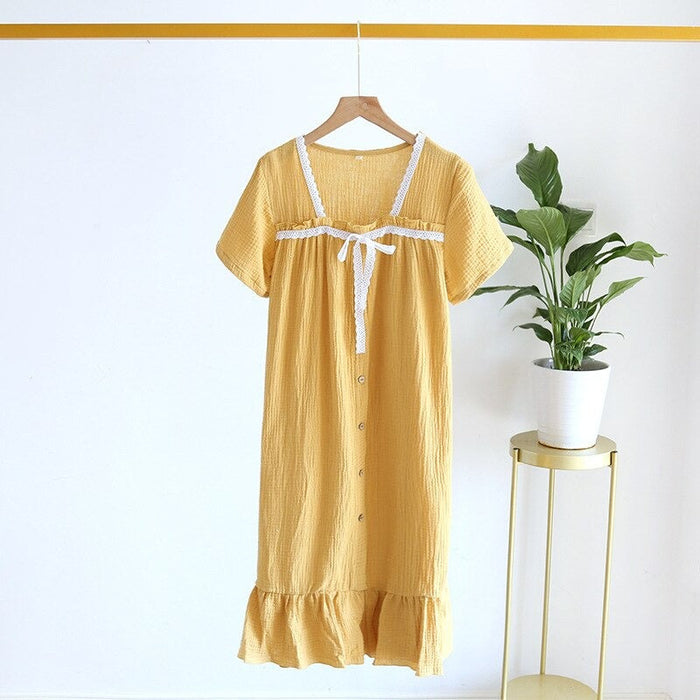 Nightwear Short Sleeved Dress