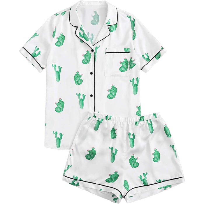 Women's Short Sleeve Pajama Set