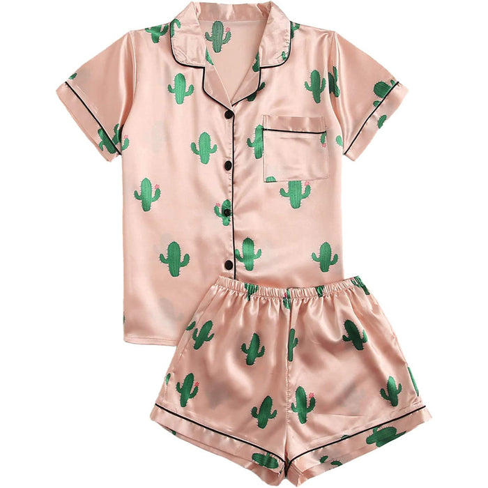 Women's Short Sleeve Pajama Set