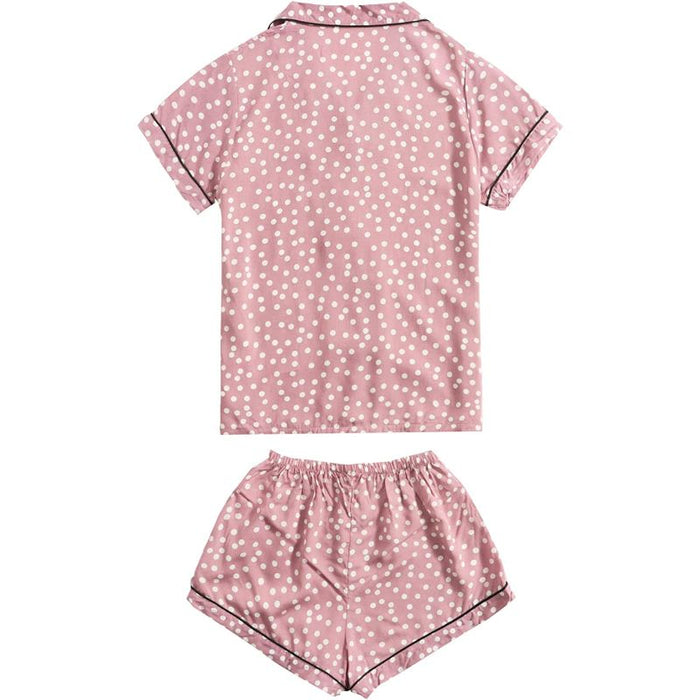 Button Down 2 Piece Pajama Set