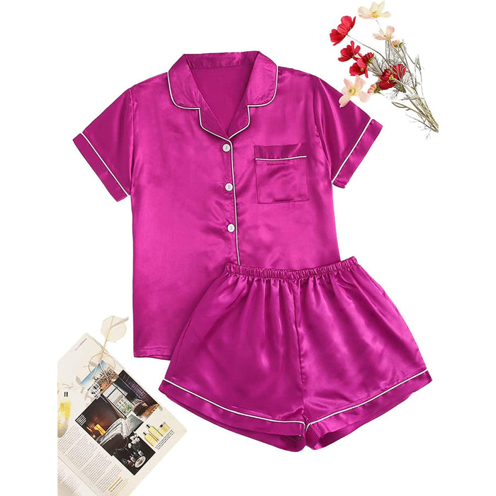 Women's Short Sleeve Pajama Set