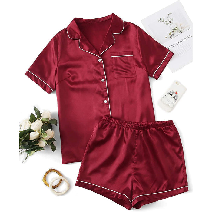 Women's Short Sleeve Pajama Set