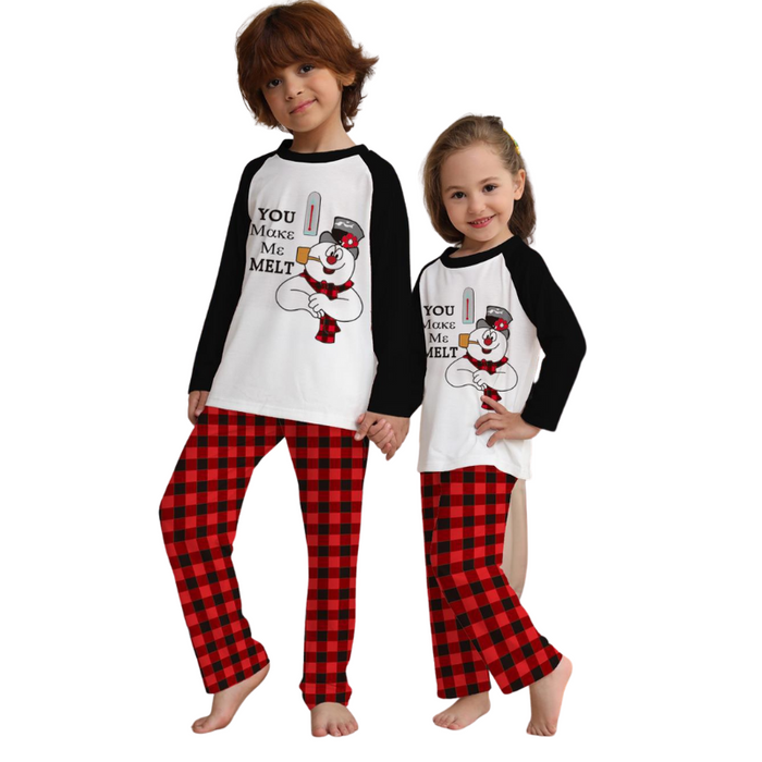 The Melting Snow Family Matching Pajama Set